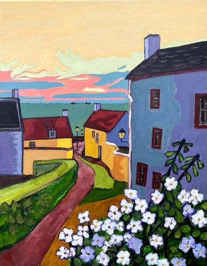 Seaside Village by Laura (Yi Zhen) Chen | Artwork Main Image