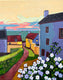 Original art for sale at UGallery.com | Seaside Village by Laura (Yi Zhen) Chen | $550 | oil painting | 20' h x 16' w | thumbnail 1