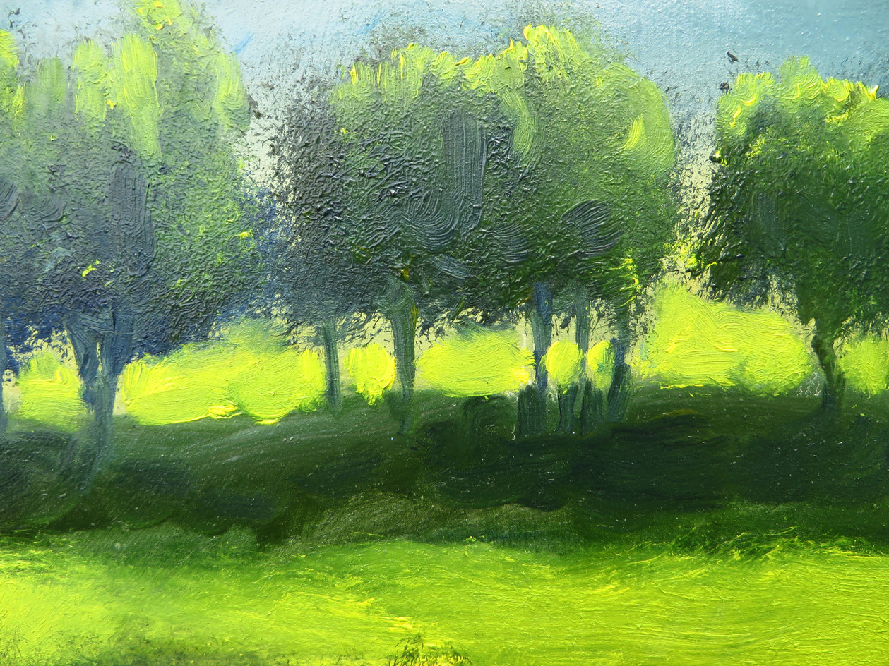 Lavender Field by Mitchell Freifeld |  Closeup View of Artwork 