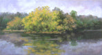 Original art for sale at UGallery.com | Lazy River by Suzanne Massion | $450 | oil painting | 12' h x 22' w | thumbnail 1