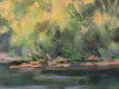 Original art for sale at UGallery.com | Lazy River by Suzanne Massion | $450 | oil painting | 12' h x 22' w | thumbnail 4