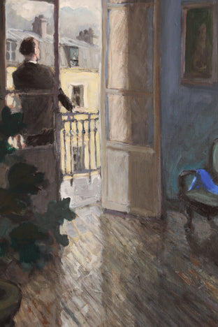 The Forgotten Scarf by Bertrand Girard |   Closeup View of Artwork 