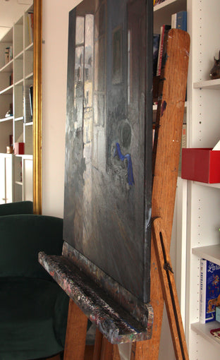 The Forgotten Scarf by Bertrand Girard |  Side View of Artwork 