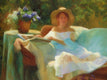 Original art for sale at UGallery.com | Leah in the Garden by Sherri Aldawood | $2,050 | oil painting | 20' h x 24' w | thumbnail 4