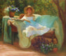 Original art for sale at UGallery.com | Leah in the Garden by Sherri Aldawood | $2,050 | oil painting | 20' h x 24' w | thumbnail 1