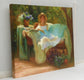 Original art for sale at UGallery.com | Leah in the Garden by Sherri Aldawood | $2,050 | oil painting | 20' h x 24' w | thumbnail 2
