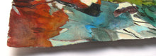Original art for sale at UGallery.com | Leaves & Towhees by Melissa Gannon | $600 | mixed media artwork | 15' h x 22' w | thumbnail 2