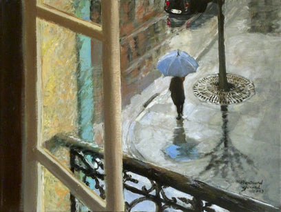 Leaving under the Rain by Bertrand Girard | Artwork Main Image