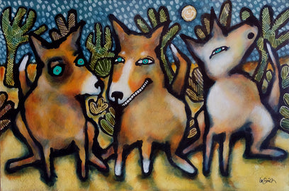 Three Dingo Night by Lee Smith | Artwork Main Image