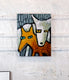 Original art for sale at UGallery.com | Two Dogs by Lee Smith | $600 | acrylic painting | 20' h x 16' w | thumbnail 3