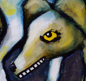 Original art for sale at UGallery.com | Undercurrents by Lee Smith | $600 | acrylic painting | 20' h x 16' w | thumbnail 4