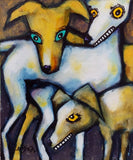 Original art for sale at UGallery.com | Undercurrents by Lee Smith | $600 | acrylic painting | 20' h x 16' w | thumbnail 1