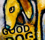Original art for sale at UGallery.com | Good Dog Bad Dog by Lee Smith | $500 | mixed media artwork | 16' h x 16' w | thumbnail 3
