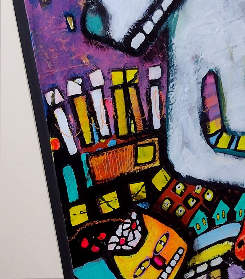 Guardian Angel by Lee Smith |  Side View of Artwork 