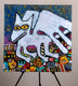 Original art for sale at UGallery.com | Guardian Angel by Lee Smith | $2,100 | mixed media artwork | 36' h x 36' w | thumbnail 3