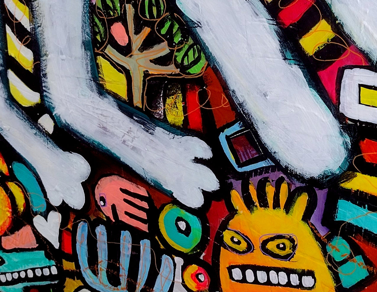 Guardian Angel by Lee Smith |  Closeup View of Artwork 