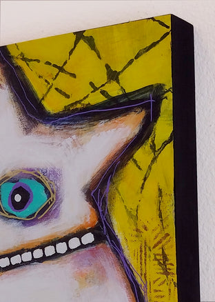 Original art for sale at UGallery.com | Max by Lee Smith | $350 | mixed media artwork | 12' h x 12' w | photo 3