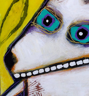 Original art for sale at UGallery.com | Max by Lee Smith | $350 | mixed media artwork | 12' h x 12' w | photo 4