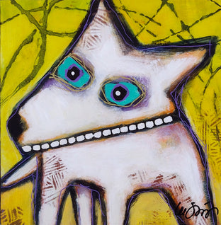 Original art for sale at UGallery.com | Max by Lee Smith | $350 | mixed media artwork | 12' h x 12' w | photo 1
