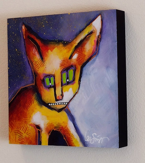 Oliver by Lee Smith |  Side View of Artwork 