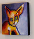 Original art for sale at UGallery.com | Oliver by Lee Smith | $350 | mixed media artwork | 12' h x 12' w | thumbnail 2
