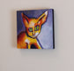 Original art for sale at UGallery.com | Oliver by Lee Smith | $350 | mixed media artwork | 12' h x 12' w | thumbnail 3