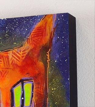 Original art for sale at UGallery.com | Simba by Lee Smith | $350 | mixed media artwork | 12' h x 12' w | photo 2