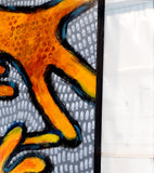 Original art for sale at UGallery.com | Who Let the Dogs Out by Lee Smith | $950 | mixed media artwork | 24' h x 24' w | thumbnail 2