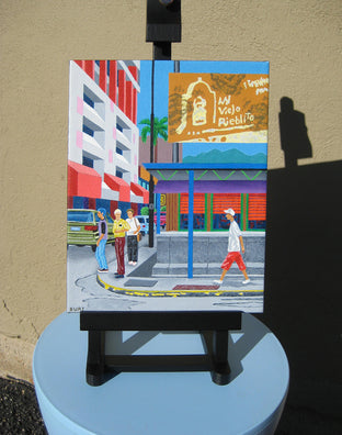 A Street in San Jose by Leroy Burt |  Context View of Artwork 