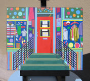 Original art for sale at UGallery.com | Annie's Second-Hand Chic by Leroy Burt | $450 | acrylic painting | 8' h x 10' w | thumbnail 3