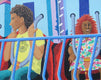 Original art for sale at UGallery.com | Carnival Ride by Leroy Burt | $375 | acrylic painting | 8' h x 10' w | thumbnail 4