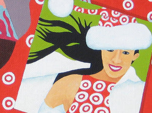 Christmas on 42nd Street by Leroy Burt |   Closeup View of Artwork 