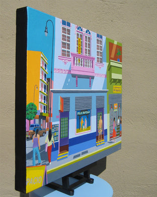Feliz Navidad by Leroy Burt |  Side View of Artwork 