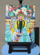 Original art for sale at UGallery.com | Gift Shop in Chinatown by Leroy Burt | $375 | acrylic painting | 10' h x 8' w | thumbnail 3