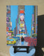 Original art for sale at UGallery.com | Red Sculptures in Times Square by Leroy Burt | $575 | acrylic painting | 16' h x 12' w | thumbnail 3