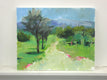 Original art for sale at UGallery.com | Path near Les Baux by Janet Dyer | $750 | acrylic painting | 16' h x 20' w | thumbnail 3