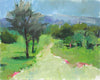 Original art for sale at UGallery.com | Path near Les Baux by Janet Dyer | $750 | acrylic painting | 16' h x 20' w | thumbnail 1