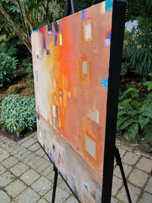 Original art for sale at UGallery.com | Bight Places by Leslie Ann Butler | $1,100 | acrylic painting | 24' h x 24' w | photo 2
