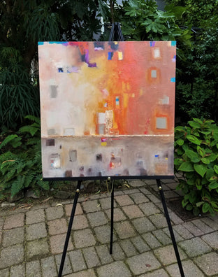 Original art for sale at UGallery.com | Bight Places by Leslie Ann Butler | $1,100 | acrylic painting | 24' h x 24' w | photo 3