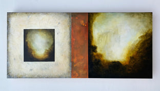Original art for sale at UGallery.com | Lessons by Candice Eisenfeld | $4,800 | mixed media artwork | 24' h x 52' w | photo 3