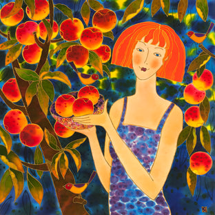 Original art for sale at UGallery.com | Passion Fruit by Yelena Sidorova | $1,250 | mixed media artwork | 24' h x 24' w | photo 1