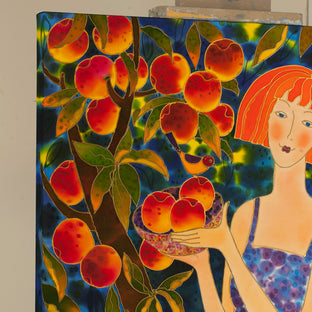 Original art for sale at UGallery.com | Passion Fruit by Yelena Sidorova | $1,250 | mixed media artwork | 24' h x 24' w | photo 2
