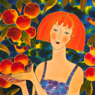 Original art for sale at UGallery.com | Passion Fruit by Yelena Sidorova | $1,250 | mixed media artwork | 24' h x 24' w | photo 4