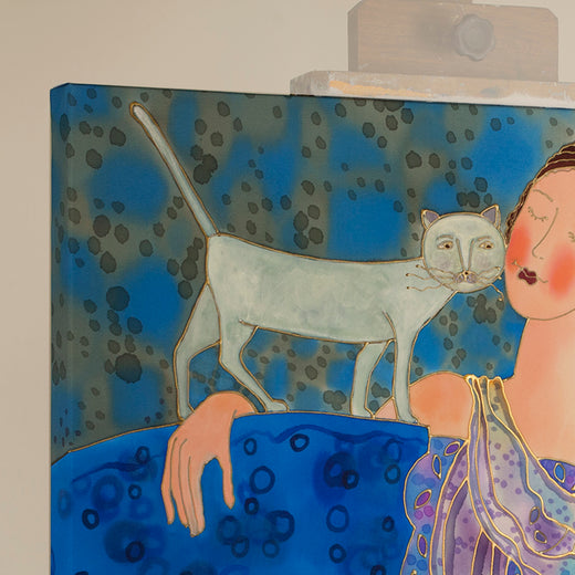 How To Be Happy Girl by Yelena Sidorova |  Context View of Artwork 