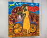 Original art for sale at UGallery.com | Basket of Joy by Yelena Sidorova | $1,300 | mixed media artwork | 30' h x 30' w | thumbnail 3