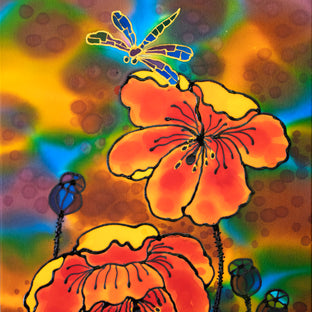 Pearlescent Dragonfly by Yelena Sidorova |   Closeup View of Artwork 