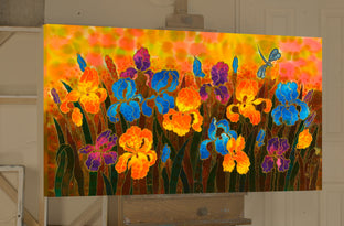 Garden of Irises by Yelena Sidorova |  Context View of Artwork 