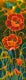 Original art for sale at UGallery.com | Russet Poppies by Yelena Sidorova | $625 | mixed media artwork | 30' h x 10' w | thumbnail 1