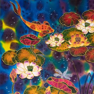 Koi Meditation by Yelena Sidorova |   Closeup View of Artwork 