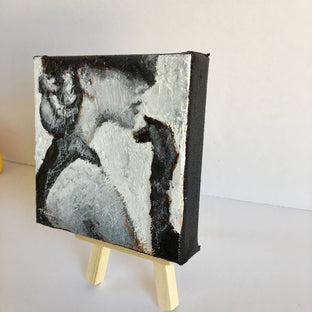 Leather Gloved by Nava Lundy |  Side View of Artwork 